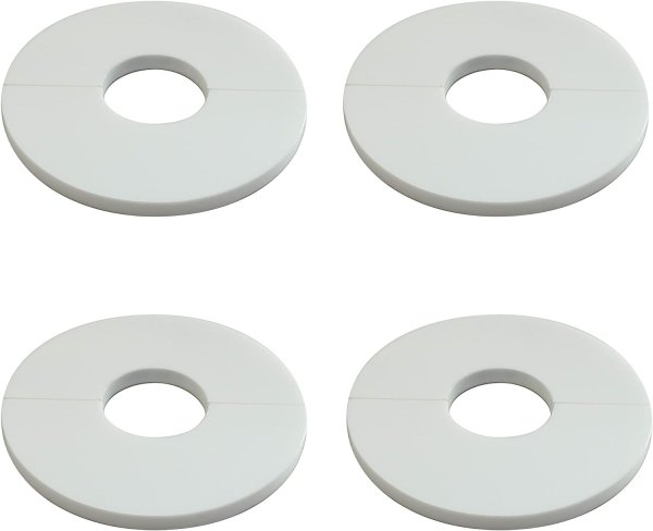 4 Stk Einzelrosetten aus Acryl CompactLine-Design GS 50 A weiß